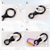 image:imageAzarxis 35 kN 50 kN Climbing Rescue Figure 8 Descender Large BentEar Rigging Plate Heavy Duty amp High Strength Rappel Device Equipment for Rappelling Belaying Tree Climbing Aerial Silks Rigging01 Black  35 kN