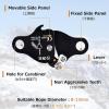 image:imageAzarxis 35 kN 50 kN Climbing Rescue Figure 8 Descender Large BentEar Rigging Plate Heavy Duty amp High Strength Rappel Device Equipment for Rappelling Belaying Tree Climbing Aerial Silks Rigging03 Black  100 kg