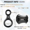 image:imageAzarxis 35 kN 50 kN Climbing Rescue Figure 8 Descender Large BentEar Rigging Plate Heavy Duty amp High Strength Rappel Device Equipment for Rappelling Belaying Tree Climbing Aerial Silks Rigging01 Black  35 kN