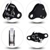 image:imageAzarxis 35 kN 50 kN Climbing Rescue Figure 8 Descender Large BentEar Rigging Plate Heavy Duty amp High Strength Rappel Device Equipment for Rappelling Belaying Tree Climbing Aerial Silks Rigging03 Orange  100 kg