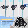 image:imageAzarxis 35 kN 50 kN Climbing Rescue Figure 8 Descender Large BentEar Rigging Plate Heavy Duty amp High Strength Rappel Device Equipment for Rappelling Belaying Tree Climbing Aerial Silks Rigging03 Black  100 kg