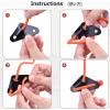 image:imageAzarxis Aluminum Alloy Paracord Tensioners Rope Adjuster Ultralight Strong Tent Guyline Cord Wind Rope BuckleC  Red Triangle Shape  12 Pack