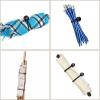 image:imageAzarxis Ball Bungee Cords with Elastic String for Canopy Tarp Straps Tent Poles and Wires Black amp White  8 inch