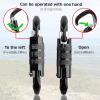 image:imageAzarxis Carabiner Clips 12 25 kN Aluminium D Ring Heavy Duty Lightweight Caribeaners for Hammock Camping Hiking Outdoor Gym Dog Leash Backpack Harness3 12kN  Screwgate  Blue  2 Pack