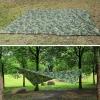 image:imageAzarxis Hammock Camping Tarp Rain Fly Waterproof Tent Shelter Awning Sunshade Cloth Picnic Mat for Outdoor Hiking Beach Backpacking  Included Guy Lines amp Stakes01 Camouflage
