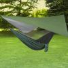 image:imageAzarxis Hammock Camping Tarp Rain Fly Waterproof Tent Shelter Awning Sunshade Cloth Picnic Mat for Outdoor Hiking Beach Backpacking  Included Guy Lines amp Stakes01 Black