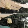 image:imageAzarxis Outdoor Campsite Storage Strap Camping Accessories Tent Lanyard Hanger Canopy Extended Clothesline Gear Hammock Tree Straps with 2 Carabiners HighStrength No Strecth for Hanging Black