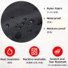 image:imageAzarxis Pocket Blanket Waterproof Beach Picnic Festival Mat Sandproof Ultralight Compact Portable Travel Tent Tarp Footprint Shelter Sunshade Ground Cloth for Outdoor Camping Hiking Park with Stakes02 Black