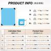 image:imageAzarxis Pocket Blanket Waterproof Beach Picnic Festival Mat Sandproof Ultralight Compact Portable Travel Tent Tarp Footprint Shelter Sunshade Ground Cloth for Outdoor Camping Hiking Park with Stakes02 Blue