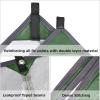 image:imageAzarxis Rain Fly Tarp 10 x 10 ft Waterproof Camping Hammock Shelter Canopy Windproof Lightweight Tent Footprint for Sunshade Hiking Backpacking Survival Gear Green