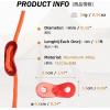 image:imageAzarxis Reflective Tent Guide Rope Lightweight Guy Line Cord with Aluminum Adjuster Guyline Tent Cord Tensioner for Camping Hiking Backpacking  Essential Survival Gear 13 Feet01 Orange  12 Pack  4mm