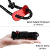 image:imageAzarxis Reflective Tent Guide Rope Lightweight Guy Line Cord with Aluminum Adjuster Guyline Tent Cord Tensioner for Camping Hiking Backpacking  Essential Survival Gear 13 Feet02 Blue  6 Pack  4mm