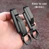 image:imageAzarxis Tactical Molle Key Ring Gear Clip Keychain Keeper Belt Hanging 360 Degrees Rotate Hook Holder01 Black  Double Side  2 Pack