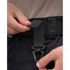 image:imageAzarxis Tactical Molle Key Ring Gear Clip Keychain Keeper Belt Hanging 360 Degrees Rotate Hook Holder03 Black  4 Pack