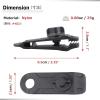 image:imageAzarxis Tarp Clips Awning Clamp Set Heavy Duty amp MultiPurpose amp Thumb Screw Tent Tighten Lock Grip for Outdoors Camping Farming Garden Canopy Black Upgraded Version Clips  12 Pack