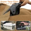 image:imageAzarxis Tarp Clips Awning Clamp Set Heavy Duty amp MultiPurpose amp Thumb Screw Tent Tighten Lock Grip for Outdoors Camping Farming Garden Canopy Mini Clips  10 Pack