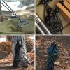 image:imageAzarxis Tarp Clips Clamps Heavy Duty Lock Grip with Ball Bungee Cords Elastic String Tent Fasteners Clips Holder Car Cover Clamp 12 Tarp Clip  12 Black Bungee Cords