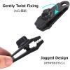 image:imageAzarxis Tarp Clips with Carabiner Heavy Duty Lock Grip Thumb Screw Tent Clamp for Awnings Outdoor Camping Caravan Canopies Car Covers Swimming Pool Covers Black  12 Tarp Clip  12 Carabiner