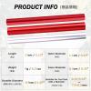 image:imageAzarxis Tent Pole Repair Splint Repair Kit Spare Repair Emergency Tube for Diameter 79mm95mm Tent Pole2 Silver  4 Pack  for Tent Pole 7985mm