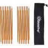 image:imageAzarxis Tent Poles Aluminum Tent Rod Replacement Camping Accessories Multifunction Lightweight Tent Poles Repair Kit 7001 Series AircraftGrade Aluminum02 Gold