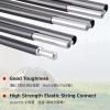 image:imageAzarxis Tent Poles Aluminum Tent Rod Replacement Camping Accessories Multifunction Lightweight Tent Poles Repair Kit 7001 Series AircraftGrade Aluminum01 Gray