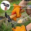 image:imageAzarxis Tent Stake Mallet Tark Peg Puller Hammer Nail Remover for Outdoor Camping Gardening Backpacking Hiking Lightweight Portable with Carry Bag Black  Copper Head  Wooden Handle