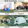 image:imageAzarxis Waterproof Camping Tent Tarp Hammock Rain Fly Footprint Ground Cloth Shelter Sunshade Beach Picnic Blanket Mat for Outdoor Camping Park Lawn01 Army Green