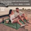 image:imageAzarxis Waterproof Camping Tent Tarp Hammock Rain Fly Footprint Ground Cloth Shelter Sunshade Beach Picnic Blanket Mat for Outdoor Camping Park Lawn01 Army Green