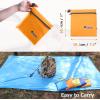 image:imageAzarxis Waterproof Camping Tent Tarp Hammock Rain Fly Footprint Ground Cloth Shelter Sunshade Beach Picnic Blanket Mat for Outdoor Camping Park Lawn03 Orange