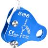 image:imageAzarxis 35 kN 50 kN Climbing Rescue Figure 8 Descender Large BentEar Rigging Plate Heavy Duty amp High Strength Rappel Device Equipment for Rappelling Belaying Tree Climbing Aerial Silks Rigging03 Blue  100 kg