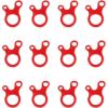 B - Red Snail Shape - 12 Pack