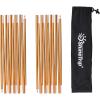 image:imageAzarxis Tent Poles Aluminum Tent Rod Replacement Camping Accessories Multifunction Lightweight Tent Poles Repair Kit 7001 Series AircraftGrade Aluminum02 Gold