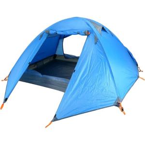 image:imageAzarxis 1 2 3 Person 3 Season Tent for Camping Backpacking Hiking Easy Set Up Waterproof Lightweight Professional Double Layer Aluminum Rod amp Carry Bag1 Blue  3 Person  4 Season