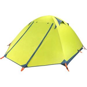 image:imageAzarxis 1 2 3 Person 3 Season Tent for Camping Backpacking Hiking Easy Set Up Waterproof Lightweight Professional Double Layer Aluminum Rod amp Carry Bag1 Green  2 Person  4 Season
