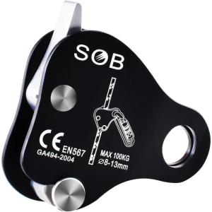 image:imageAzarxis 35 kN 50 kN Climbing Rescue Figure 8 Descender Large BentEar Rigging Plate Heavy Duty amp High Strength Rappel Device Equipment for Rappelling Belaying Tree Climbing Aerial Silks Rigging03 Black  100 kg