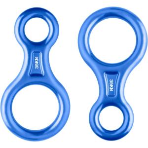 image:imageAzarxis 35 kN 50 kN Climbing Rescue Figure 8 Descender Large BentEar Rigging Plate Heavy Duty amp High Strength Rappel Device Equipment for Rappelling Belaying Tree Climbing Aerial Silks Rigging01 Blue  35 kN  2 Pack