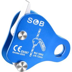 image:imageAzarxis 35 kN 50 kN Climbing Rescue Figure 8 Descender Large BentEar Rigging Plate Heavy Duty amp High Strength Rappel Device Equipment for Rappelling Belaying Tree Climbing Aerial Silks Rigging03 Blue  100 kg