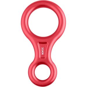 image:imageAzarxis 35 kN 50 kN Climbing Rescue Figure 8 Descender Large BentEar Rigging Plate Heavy Duty amp High Strength Rappel Device Equipment for Rappelling Belaying Tree Climbing Aerial Silks Rigging01 Red  35 kN