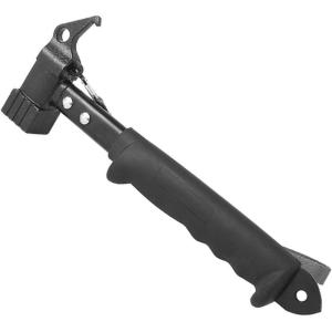 image:imageAzarxis Camping Hammer Multifunctional Tent Mallet for Hiking Tent Peg Puller Iron Steel Tent Stake Remover with Hook04 Black  Cast Steel Head  Metal Rubber Handle