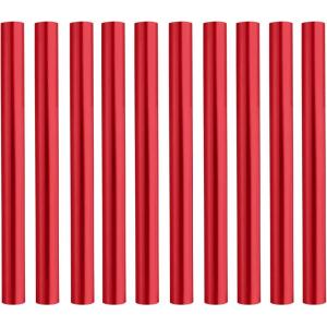 image:imageAzarxis Tent Pole Repair Splint Repair Kit Spare Repair Emergency Tube for Diameter 79mm95mm Tent Pole1 Red  10 Pack  for Tent Pole 8695mm