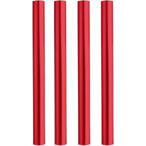 image:imageAzarxis Tent Pole Repair Splint Repair Kit Spare Repair Emergency Tube for Diameter 79mm95mm Tent Pole1 Red  4 Pack  for Tent Pole 8695mm