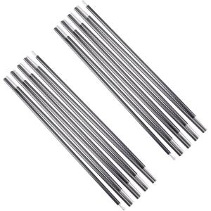 image:imageAzarxis Tent Poles Aluminum Tent Rod Replacement Camping Accessories Multifunction Lightweight Tent Poles Repair Kit 7001 Series AircraftGrade Aluminum01 Gray