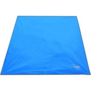 image:imageAzarxis Waterproof Camping Tent Tarp Hammock Rain Fly Footprint Ground Cloth Shelter Sunshade Beach Picnic Blanket Mat for Outdoor Camping Park Lawn02 Blue