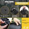 image:imageAzarxis Compression Stuff Sack WaterResistant Ultralight Sleeping Bag Storage Bag Space Saving Gear for Traveling Camping Hiking Backpacking1 Black