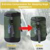 image:imageAzarxis Compression Stuff Sack WaterResistant Ultralight Sleeping Bag Storage Bag Space Saving Gear for Traveling Camping Hiking Backpacking3 Dark Green