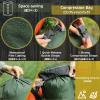 image:imageAzarxis Compression Stuff Sack WaterResistant Ultralight Sleeping Bag Storage Bag Space Saving Gear for Traveling Camping Hiking Backpacking3 Orange