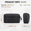 image:imageAzarxis Equipment MultiPurpose Tactical EDC Admin MOLLE Pouch Utility Tools Bag Organizer Military Waist Belt Modular Attachment01  Green
