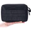 image:imageAzarxis Equipment MultiPurpose Tactical EDC Admin MOLLE Pouch Utility Tools Bag Organizer Military Waist Belt Modular Attachment02  Black