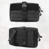 image:imageAzarxis Equipment MultiPurpose Tactical EDC Admin MOLLE Pouch Utility Tools Bag Organizer Military Waist Belt Modular Attachment06  Black