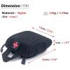 image:imageAzarxis First Aid Pouch Tactical MOLLE RipAway EMT Medical IFAK Utility Bag Emergency Survival Gear for Hiking Camping Trekking Hunting Outdoor Activities C  Black